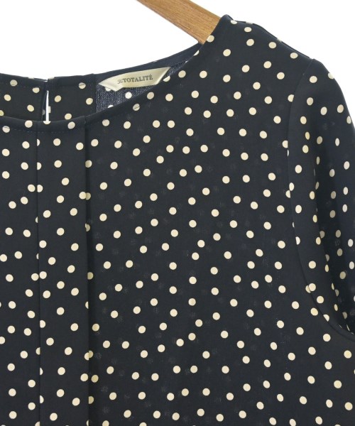 La TOTALITE（ラトータリテ）ブラウス 紺 サイズ:36(S位) レディース/2200625139101