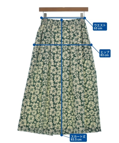 La TOTALITE（ラトータリテ）ロング・マキシ丈スカート 緑 サイズ:36(S位) レディース/2200636992030