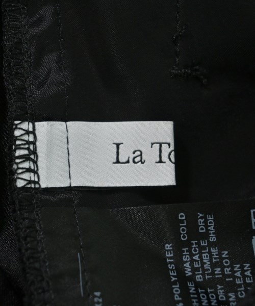 La TOTALITE（ラトータリテ）スラックス 黒 サイズ:36(S位) レディース/2200635656056