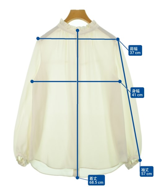 La TOTALITE（ラトータリテ）ブラウス 白 サイズ:F レディース/2200634329104