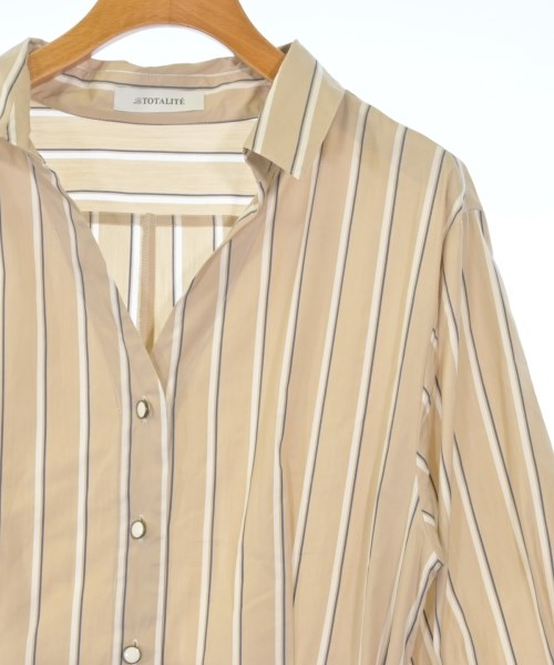 La TOTALITE（ラトータリテ）シャツワンピース ベージュ サイズ:-(M位) レディース/2200631526018