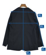 La TOTALITE（ラトータリテ）ノーカラージャケット 紺 サイズ:38(M位) レディース/2200635183071