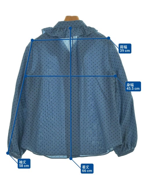 La TOTALITE（ラトータリテ）カジュアルシャツ 青 サイズ:-(M位) レディース/2200618677078