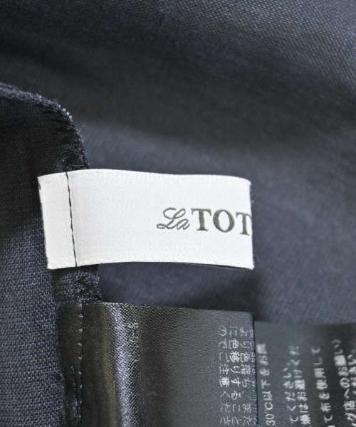 La TOTALITE（ラトータリテ）ブラウス 紺 サイズ:F レディース/2200617675020