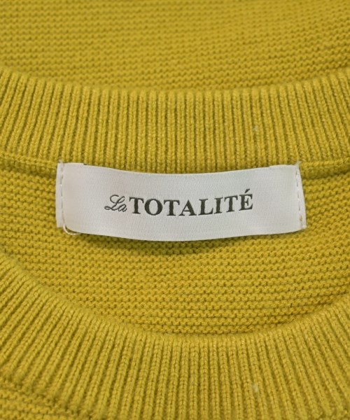 La TOTALITE（ラトータリテ）ニット・セーター 黄 サイズ:F レディース/2200617179023