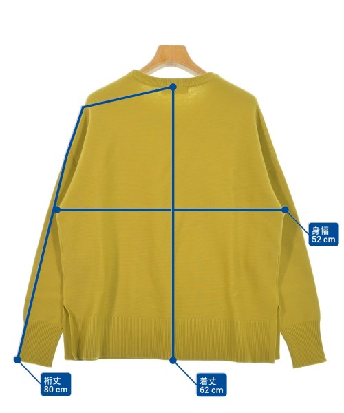 La TOTALITE（ラトータリテ）ニット・セーター 黄 サイズ:F レディース/2200617179023