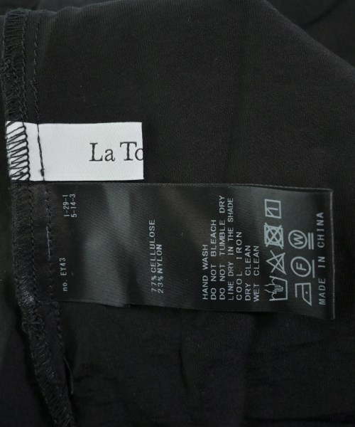 La TOTALITE（ラトータリテ）ブラウス 黒 サイズ:F レディース/2200618341092