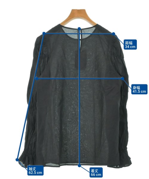 La TOTALITE（ラトータリテ）ブラウス 黒 サイズ:F レディース/2200618341092