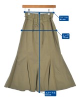 La TOTALITE（ラトータリテ）ロング・マキシ丈スカート カーキ サイズ:36(S位) レディース/2200606845045