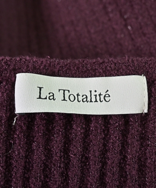 La TOTALITE（ラトータリテ）カーディガン 紫 サイズ:F レディース/2200610942051