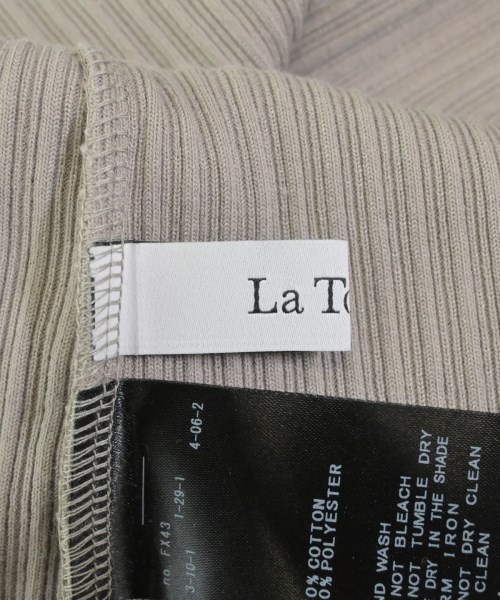 La TOTALITE（ラトータリテ）Tシャツ・カットソー グレー サイズ:-(XS位) レディース/2200611544117