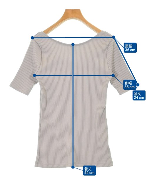 La TOTALITE（ラトータリテ）Tシャツ・カットソー グレー サイズ:-(XS位) レディース/2200611544117