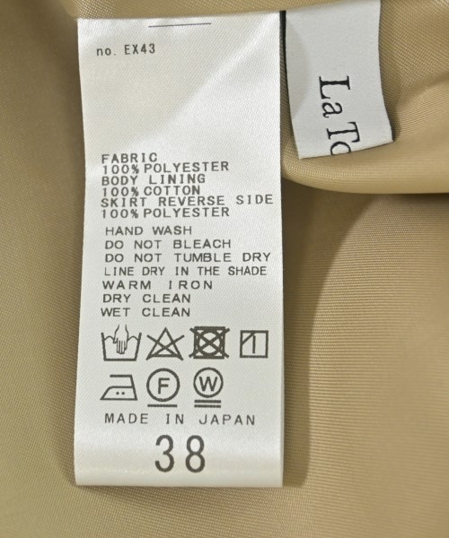 La TOTALITE（ラトータリテ）ワンピース ベージュ サイズ:38(M位) レディース/2200611868077