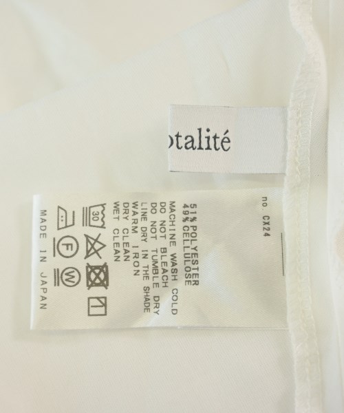 La TOTALITE（ラトータリテ）ブラウス 白 サイズ:F レディース/2200609004104