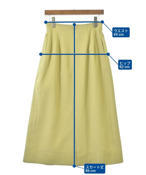 La TOTALITE（ラトータリテ）ロング・マキシ丈スカート 緑 サイズ:38(M位) レディース/2200668619059