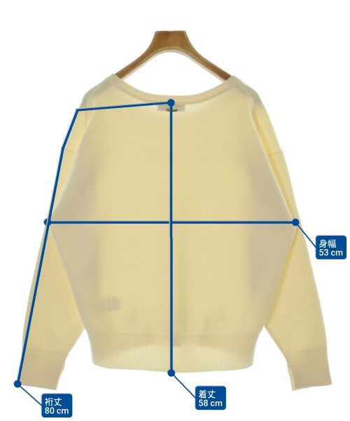 La TOTALITE（ラトータリテ）ニット・セーター 白 サイズ:M レディース/2200671348076