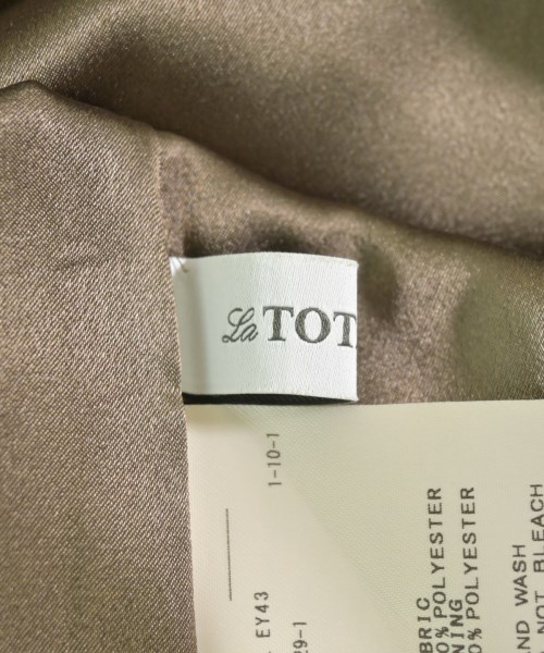 La TOTALITE（ラトータリテ）ロング・マキシ丈スカート 茶 サイズ:F レディース/2200669780161