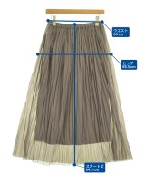 La TOTALITE（ラトータリテ）ロング・マキシ丈スカート 茶 サイズ:F レディース/2200669780161