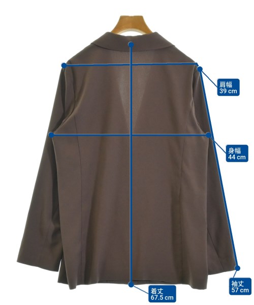 La TOTALITE（ラトータリテ）ジャケット 茶 サイズ:38(M位) レディース/2200670108343