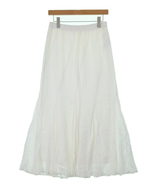 La TOTALITE(ラトータリテ)ロング・マキシ丈スカート 白 サイズ:38(M位)/2200673624154