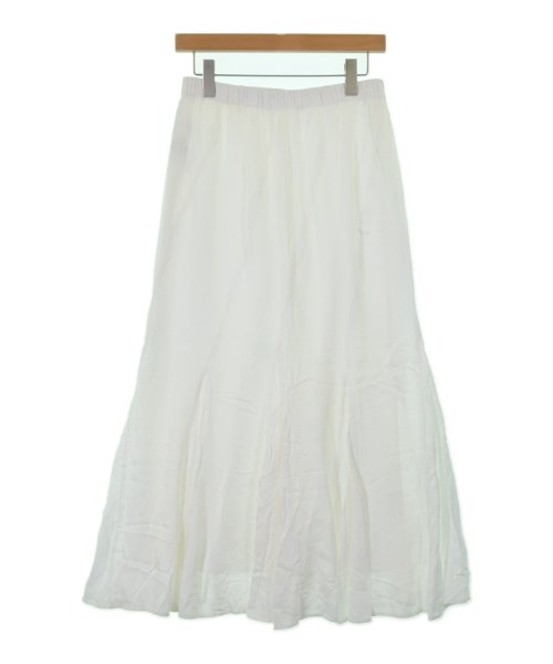 La TOTALITE（ラトータリテ）ロング・マキシ丈スカート 白 サイズ:38(M位) レディース/2200673624154