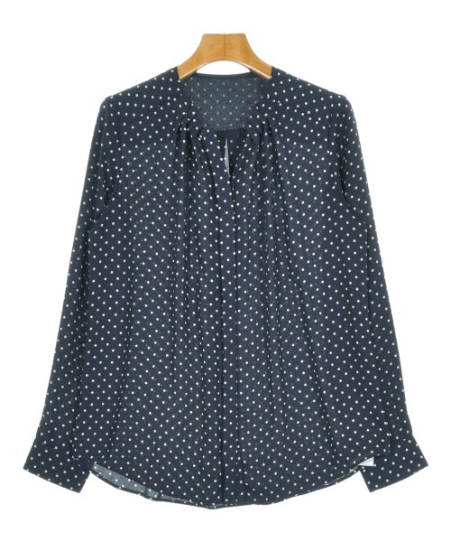 La TOTALITE(ラトータリテ)ブラウス 紺 サイズ:38(M位)/2200675345071