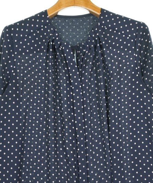 La TOTALITE（ラトータリテ）ブラウス 紺 サイズ:38(M位) レディース/2200675345071