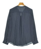 La TOTALITE（ラトータリテ）ブラウス 紺 サイズ:38(M位) レディース/2200675345071