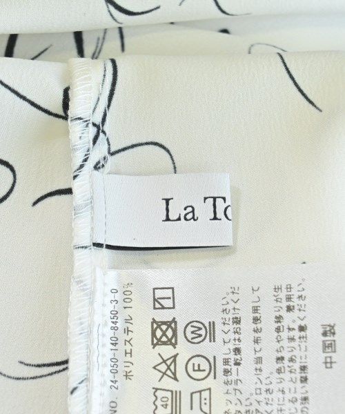 La TOTALITE（ラトータリテ）ブラウス 白 サイズ:F レディース/2200672954047