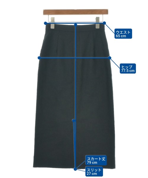 La TOTALITE（ラトータリテ）ロング・マキシ丈スカート 黒 サイズ:36(S位) レディース/2200675613033