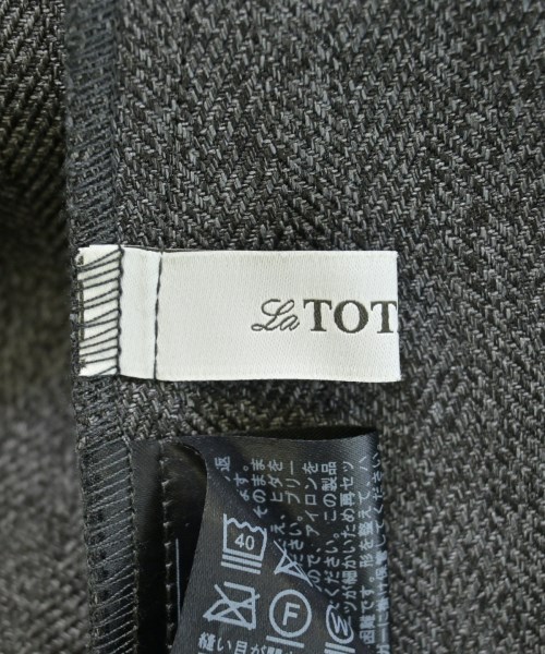 La TOTALITE（ラトータリテ）ロング・マキシ丈スカート グレー サイズ:36(S位) レディース/2200678563045