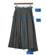 La TOTALITE（ラトータリテ）ロング・マキシ丈スカート グレー サイズ:36(S位) レディース/2200678563045