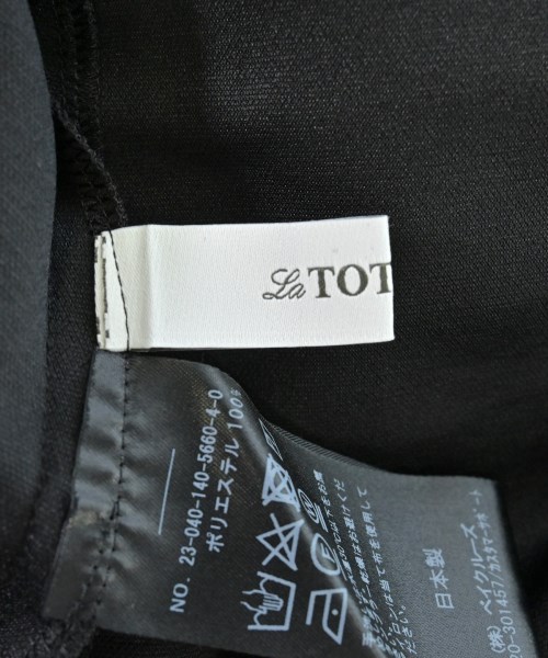 La TOTALITE（ラトータリテ）ワンピース 黒 サイズ:-(L位) レディース/2200698473034