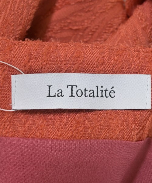 La TOTALITE（ラトータリテ）ワンピース オレンジ サイズ:38(M位) レディース/2200698571068