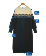 La TOTALITE（ラトータリテ）ワンピース 黒 サイズ:F レディース/2200647689011