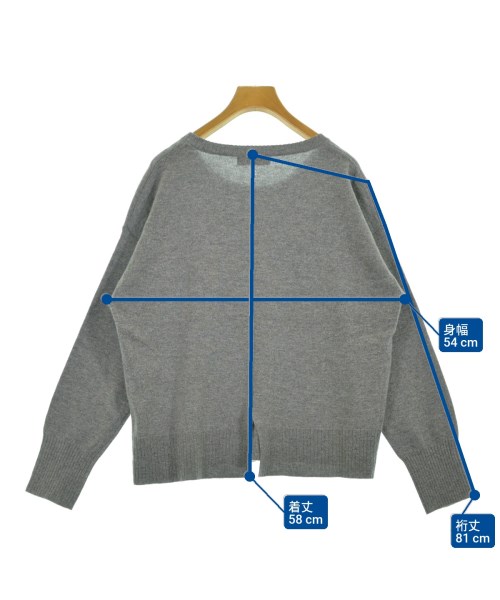 La TOTALITE（ラトータリテ）ニット・セーター グレー サイズ:F レディース/2200649666072