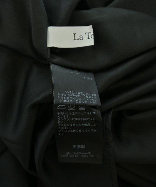 La TOTALITE（ラトータリテ）ワンピース 黒 サイズ:36(S位) レディース/2200651485036