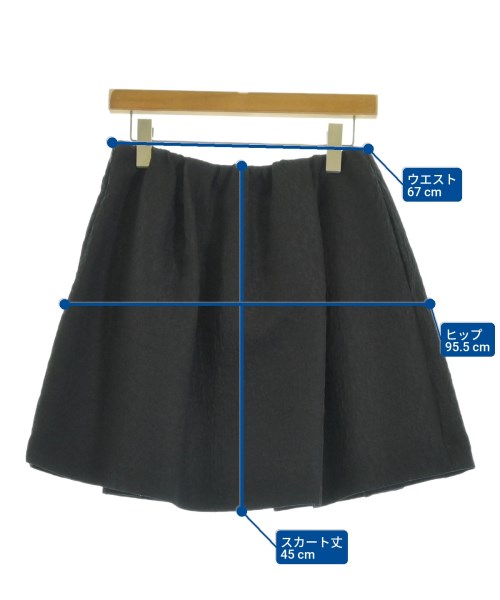 La TOTALITE（ラトータリテ）ひざ丈スカート 黒 サイズ:36(S位) レディース/2200656179015