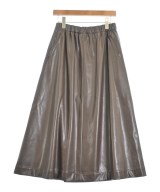 La TOTALITE（ラトータリテ）ロング・マキシ丈スカート 茶 サイズ:M レディース/2200649131037