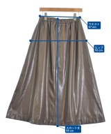 La TOTALITE（ラトータリテ）ロング・マキシ丈スカート 茶 サイズ:M レディース/2200649131037