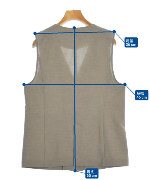 La TOTALITE（ラトータリテ）ベスト 茶 サイズ:-(L位) レディース/2200652501049