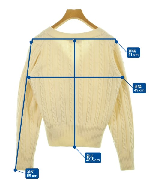 La TOTALITE（ラトータリテ）カーディガン 白 サイズ:F レディース/2200656713035