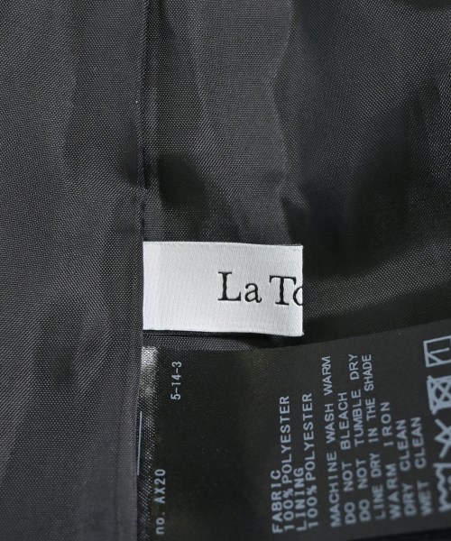 La TOTALITE（ラトータリテ）ワンピース 黒 サイズ:36(S位) レディース/2200708569023