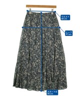 La TOTALITE（ラトータリテ）ひざ丈スカート 紺 サイズ:38(M位) レディース/2200716695035