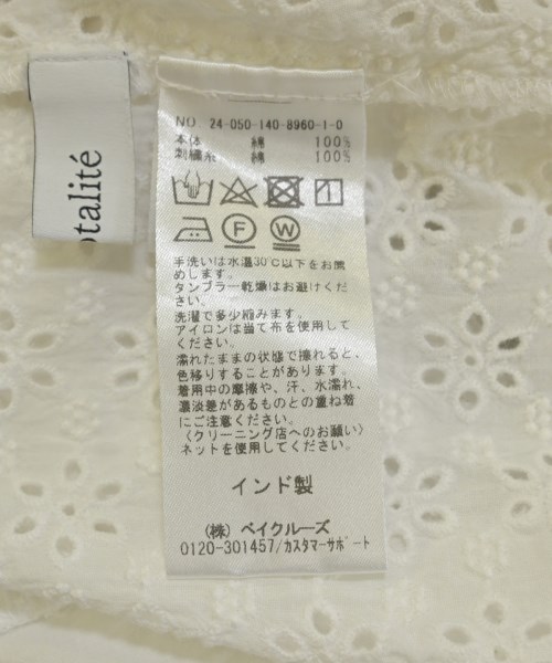 La TOTALITE（ラトータリテ）ブラウス 白 サイズ:-(M位) レディース/2200716695110