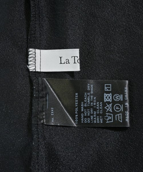 La TOTALITE（ラトータリテ）ブラウス 黒 サイズ:-(L位) レディース/2200610259036