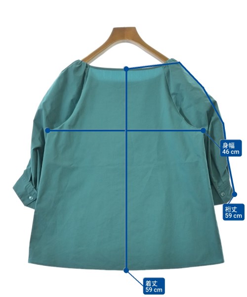 La TOTALITE（ラトータリテ）ブラウス 緑 サイズ:-(XL位) レディース/2200643415058