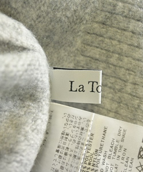 La TOTALITE（ラトータリテ）ニット・セーター グレー サイズ:36(S位) レディース/2200634249327