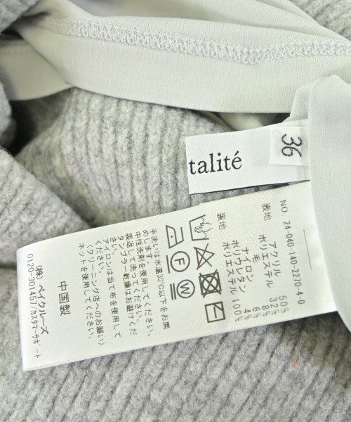 La TOTALITE（ラトータリテ）ロング・マキシ丈スカート グレー サイズ:36(S位) レディース/2200634249334