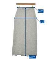 La TOTALITE（ラトータリテ）ロング・マキシ丈スカート グレー サイズ:36(S位) レディース/2200634249334